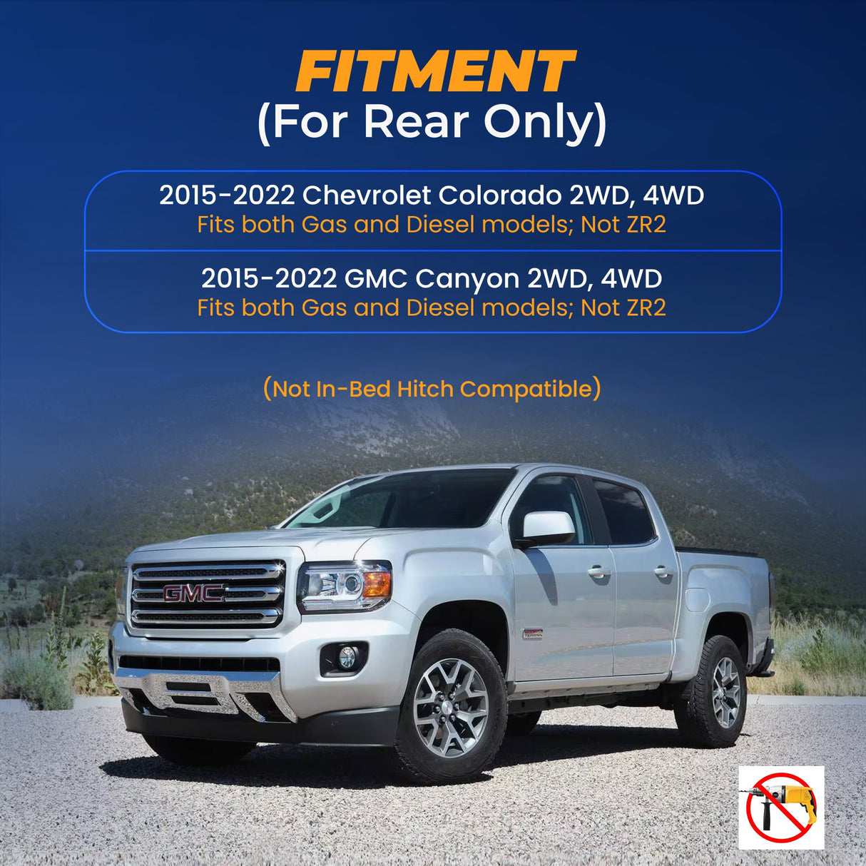 Air Suspension Kit for 2015-2022 Chevy Colorado, GMC Canyon  Air Helper Kits for Pick-up(s)