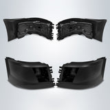 Corner Side Bumper Replacement (with Fog Light Holes) for 2016 - 2017 Volvo VNL Semi Trucks | Pair Aftermarketus Bumpers