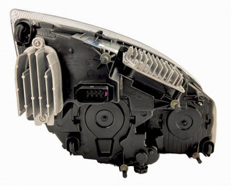 Headlight for 2018-2024 Freightliner Cascadia | Replacement Freightliner A6601405002 | Black Housing | Left Aftermarketus Headlights