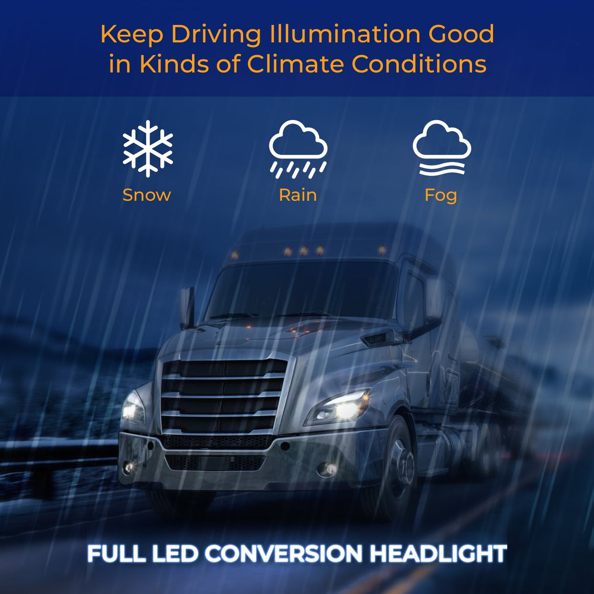Headlight for 2018-2024 Freightliner Cascadia | Replacement Freightliner A6601405003 A6601405002 | Black Housing | Pair Aftermarketus Headlights