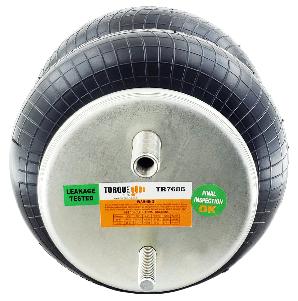 TORQUE Double Convoluted Air Spring Bag for Firestone 7686 Aftermarketus Convoluted Air Springs