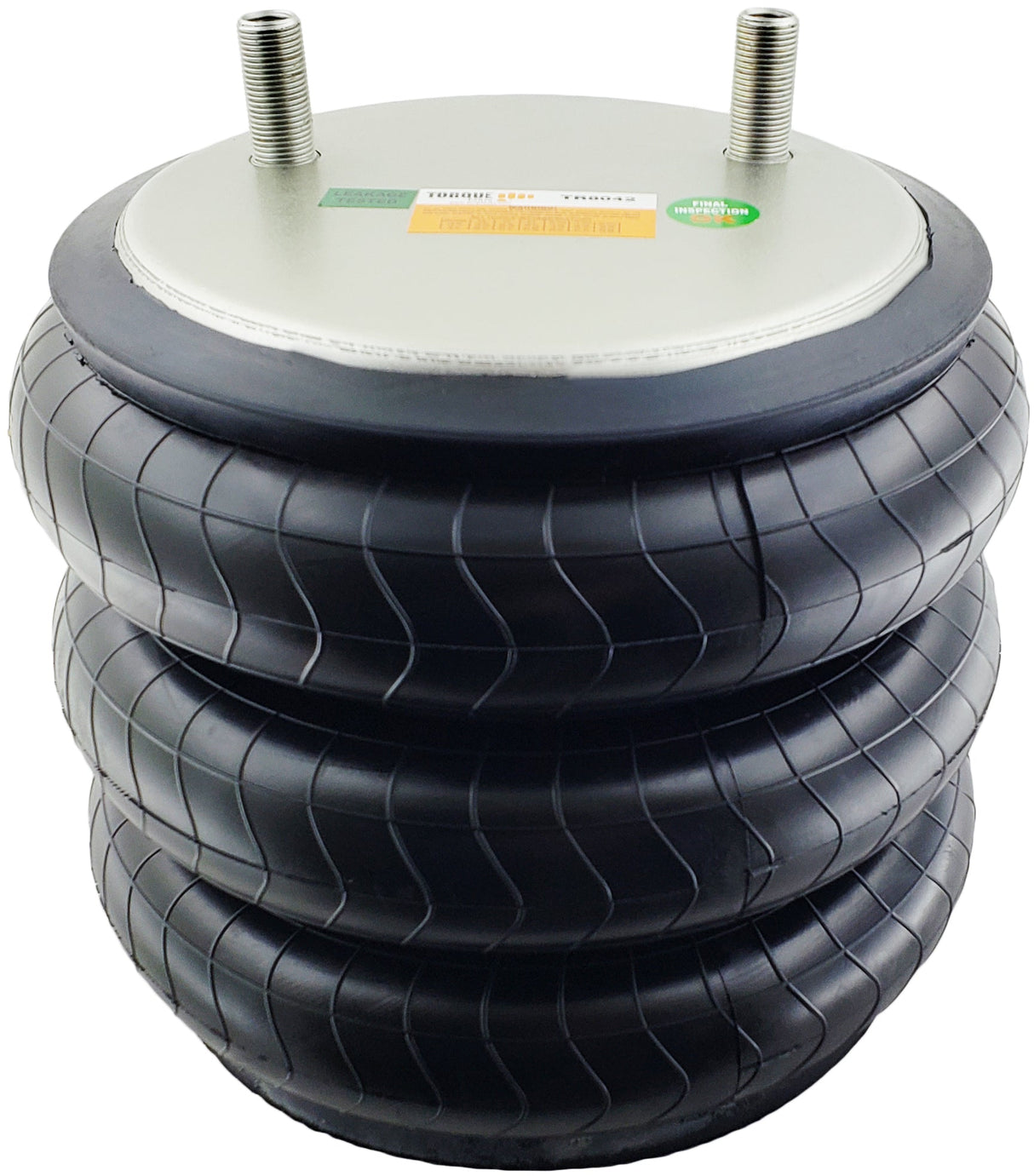 Triple Convoluted Air Spring Bag (Replaces Firestone 8042, Hendrickson 1015, SAF Holland 905-57-236) Aftermarketus Convoluted Air Springs