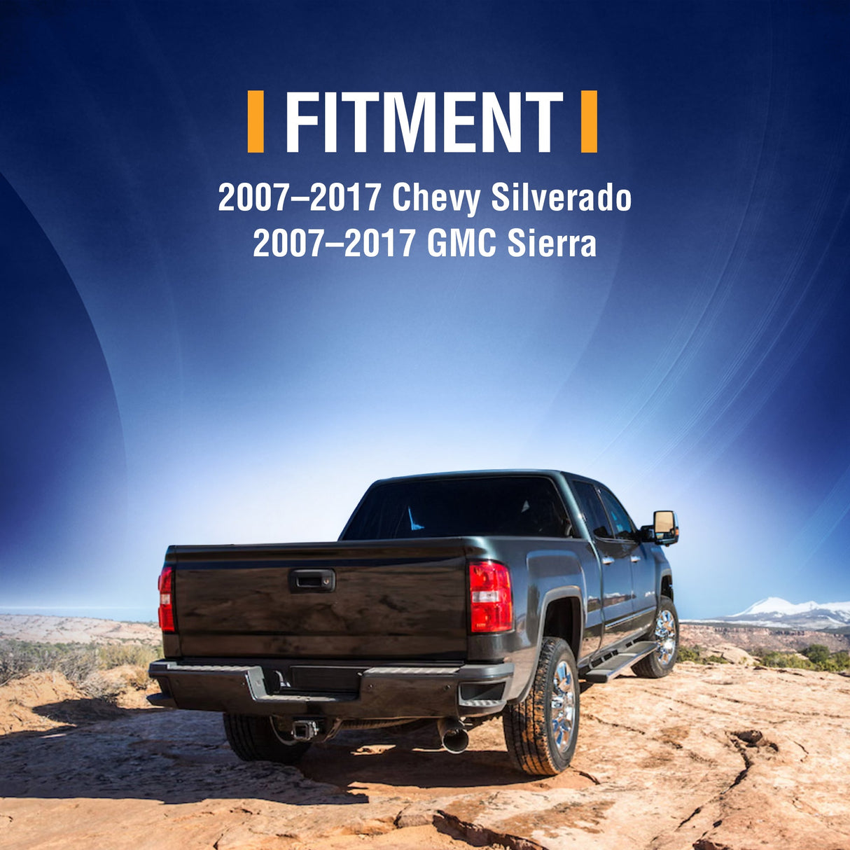 Rear Spare Tire Support Crossmember with Shock Mount for 2007вЂ-2017 Chevy Silverado GMC Sierra